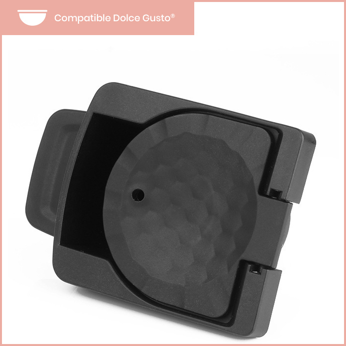 Ueohitsct Adaptateur de dosette de café réutilisable pour capsules Nespresso Original Line compatible avec les brasseurs Dolce Gusto