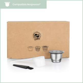 coffret premium de capsules compatibles nespresso réutilisables